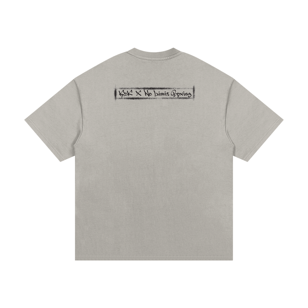 VINTAGE - KZK x No Limit Boxing, Essential Heavyweight Cotton T-Shirt