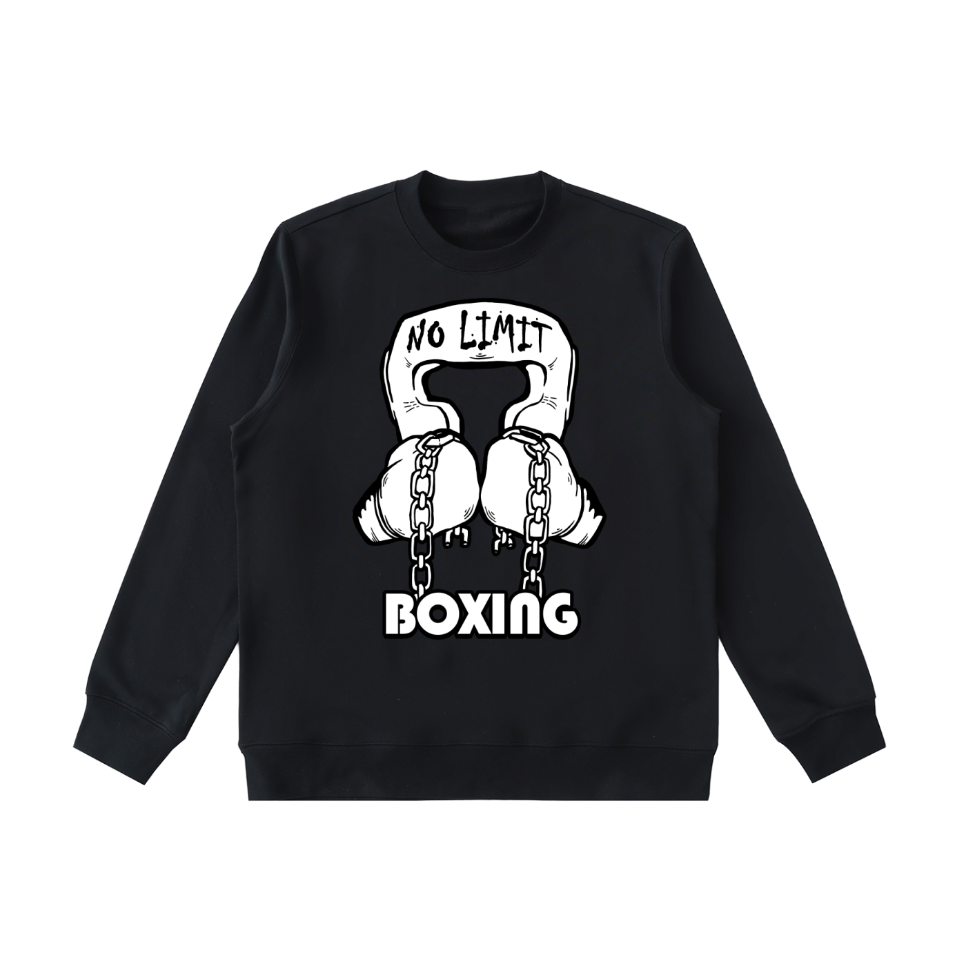 ORIGINAL - KZK x No Limit Boxing, Essential Heavyweight Crewneck  Sweatshirt