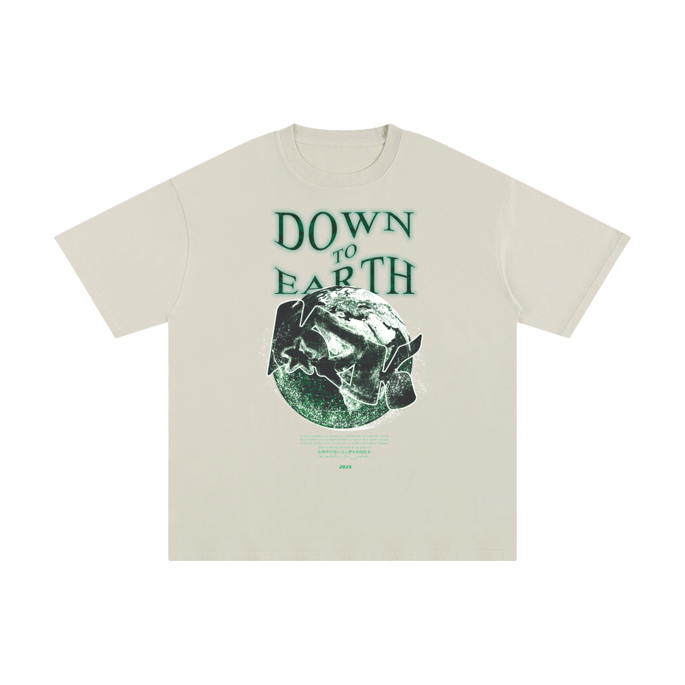 RADIOWAVE - Down To Earth, Unisex Pure Cotton T-Shirt