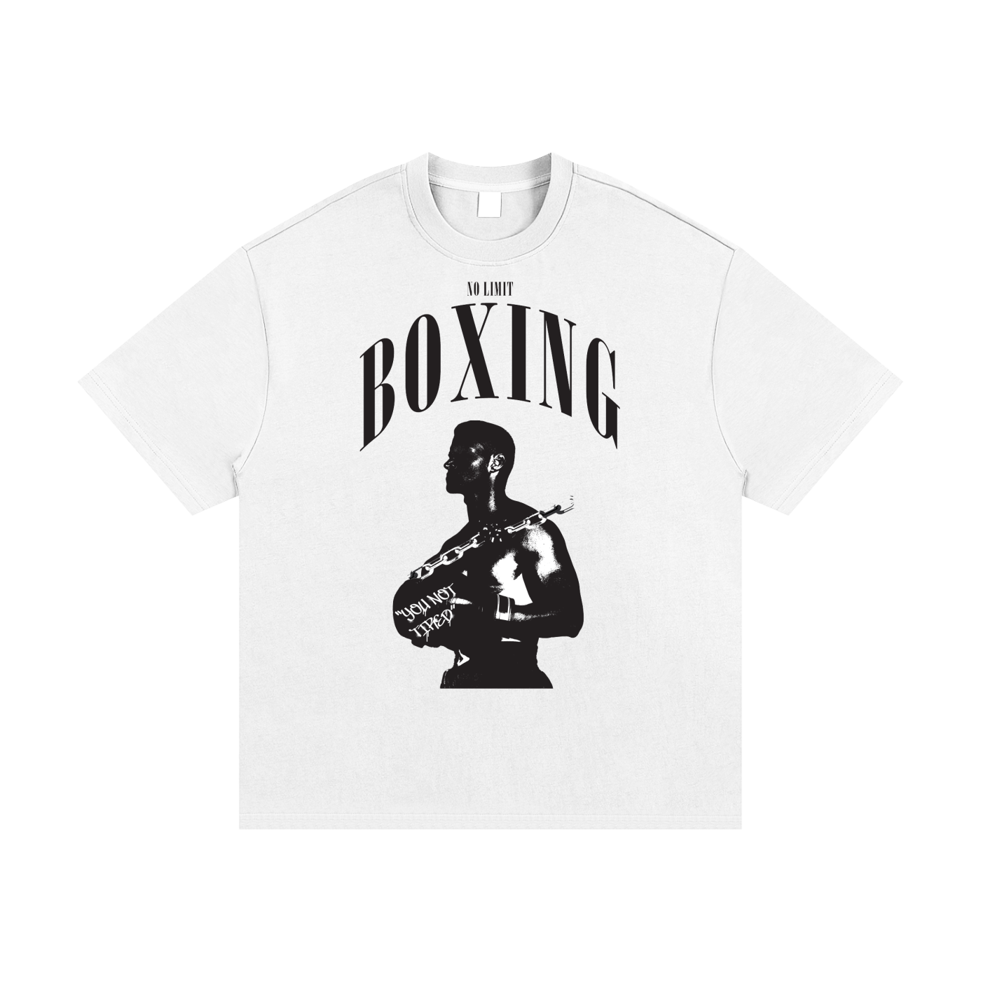 VINTAGE - KZK x No Limit Boxing, Essential Heavyweight Cotton T-Shirt
