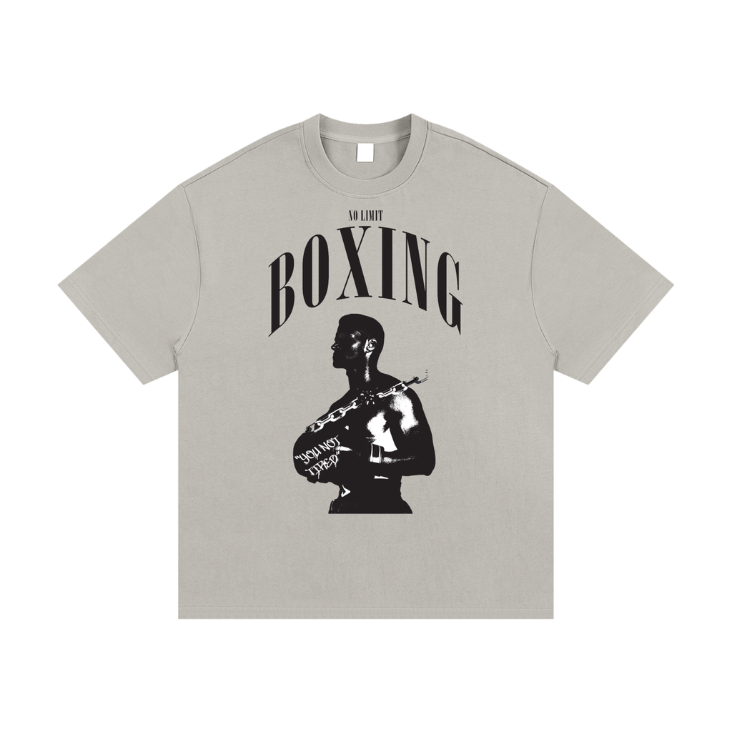 VINTAGE - KZK x No Limit Boxing, Essential Heavyweight Cotton T-Shirt