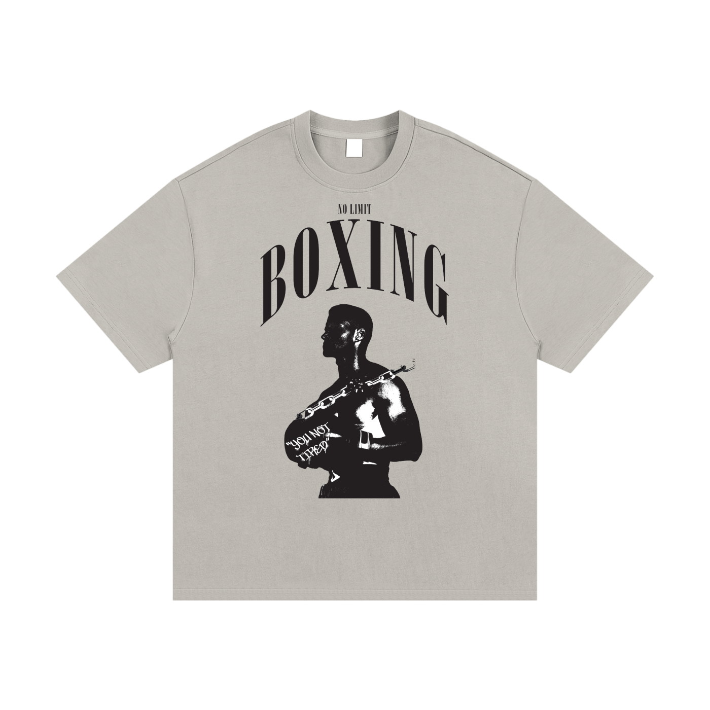 VINTAGE - KZK x No Limit Boxing, Essential Heavyweight Cotton T-Shirt
