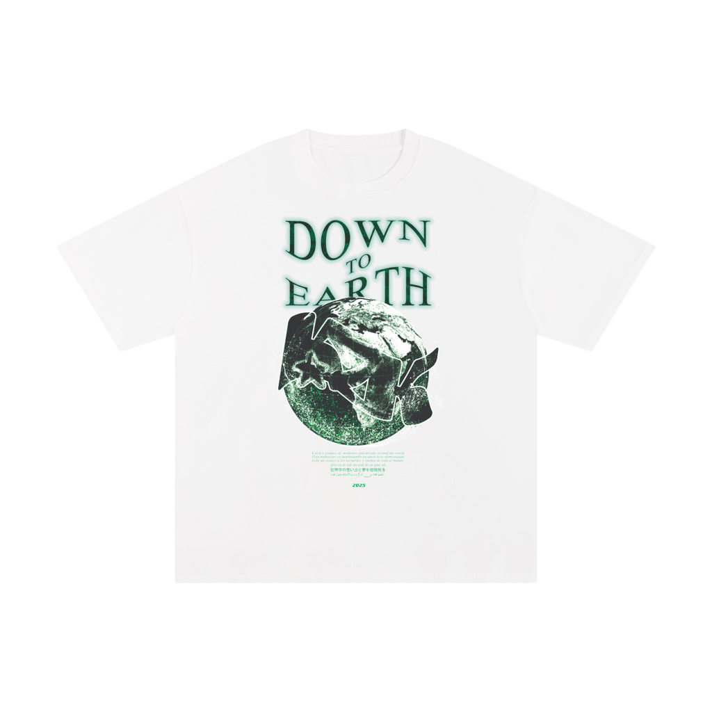 RADIOWAVE - Down To Earth, Unisex Pure Cotton T-Shirt