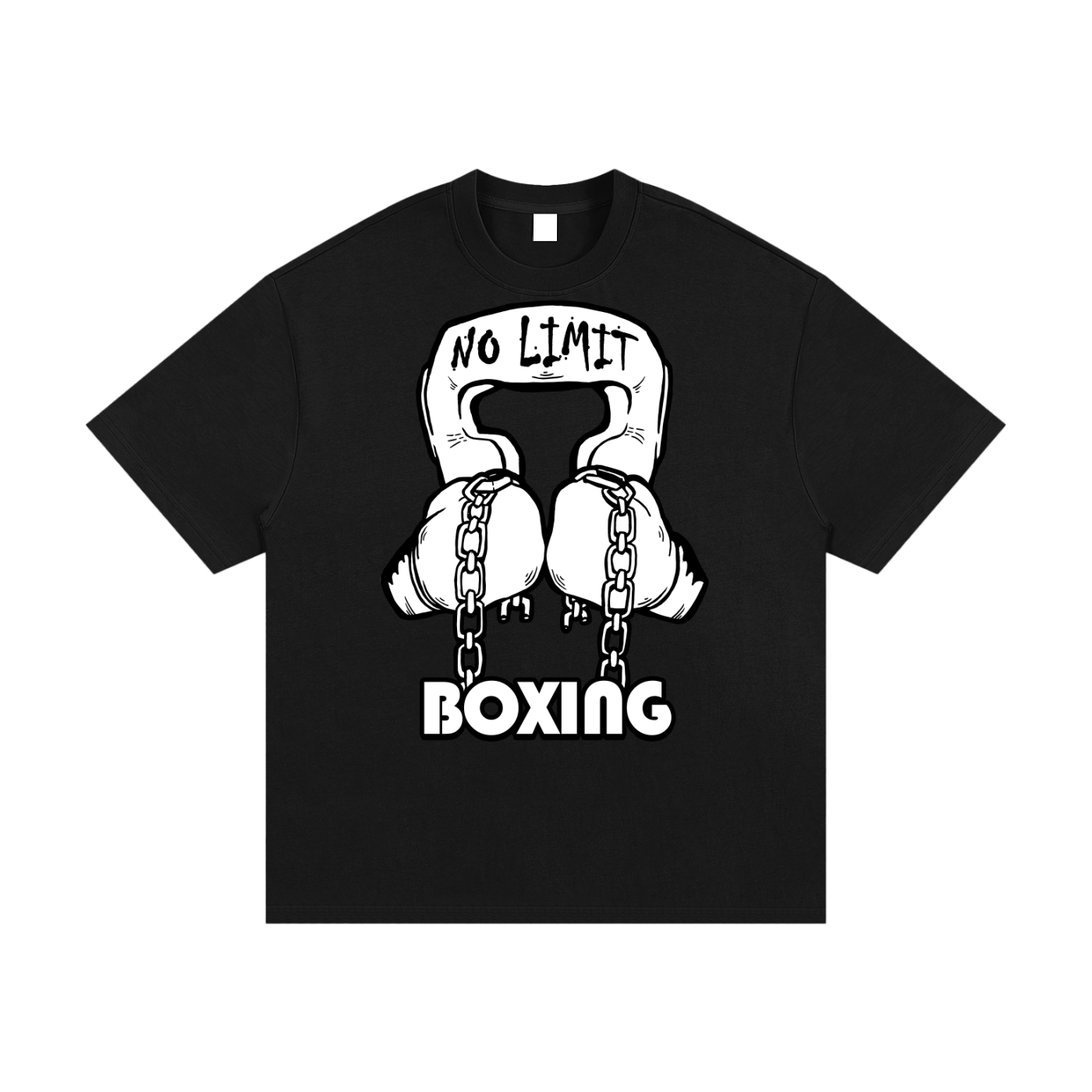 ORIGINAL - KZK x No Limit Boxing, Essential Heavyweight Cotton T-Shirt
